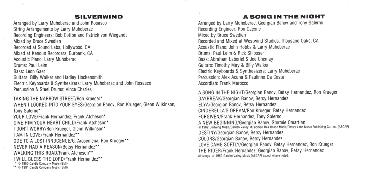 Silverwind - Silverwind (1980) / A Song In The Night (1982) CD 3 Silverwind - Silverwind (1980) / A Song In The Night (1982) CD - Image 3