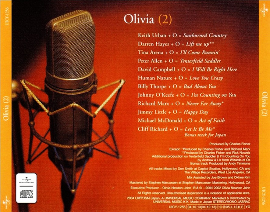 Olivia Newton-John - (2) (JAPANESE EXPANDED VERSION) (2004) CD 8 Olivia Newton-John - (2) (JAPANESE EXPANDED VERSION) (2004) CD